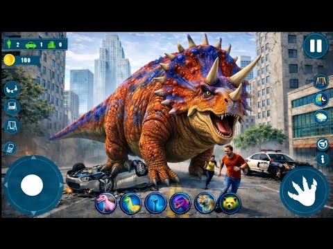 Dinosaur city simulator survival Game | Dinosaur Game – Android Gameplay