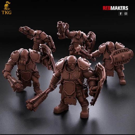 Abhuman Giants by Redmakers | 3D Printed Tabletop Miniatures - Etsy