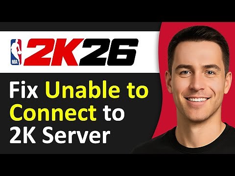 NBA 2K26: How to Fix Unable to Connect to 2K Server (Easy Fix)
