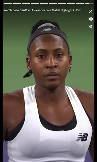 Alex eala best shot of the day, coco gauff retires the match, alex wins the match