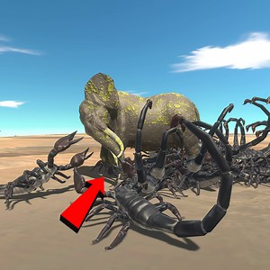 908K views · 2.1K reactions | 000100 Emperor Scorpion vs Everyone - Animal Revolt Battle Simulator | RP. Gaming | Facebook