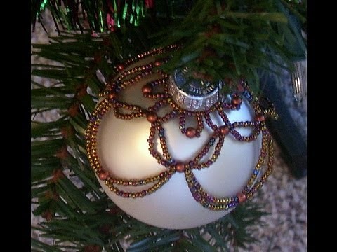 Beaded Christmas Ornament Howto