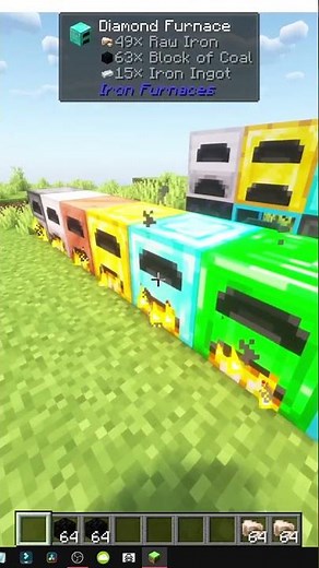 HOW TO CRAFT the EMERALD and CRYSTAL Furnace from Iron Furnaces for MINECRAFT