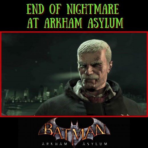 END OF LONG NIGHTMARE AT ARKHAM ASYLUM #batman #batmanarkahamwalkthrough #dccomics