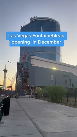 Las Vegas Fontainebleau Opening in December