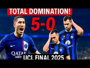 PSG DESTROY Inter Milan – Full Match Highlights & Goals#psg