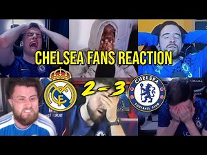 CHELSEA FANS REACTION TO REAL MADRID VS CHELSEA (UCL QUARTER-FINAL) | FANS CHANNEL
