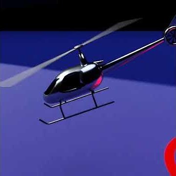 3D Animation - A perfect loop animation of Helicopter.