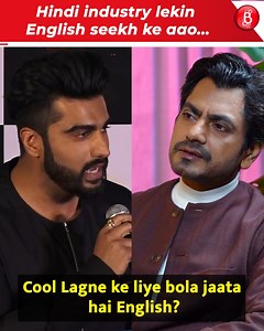 148K views · 2.1K reactions | Hindi Industry Lekin English Seekh Ke Aao...Nawazuddin Siddiqui and Arjun Kapoor reveal the dark side of Bollywood and expose its harsh truths. | Bollywood Bubble - Features | Facebook