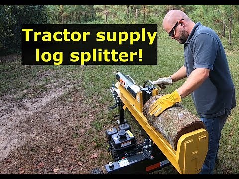 #18 Tractor Supply County Line 25 ton log splitter!