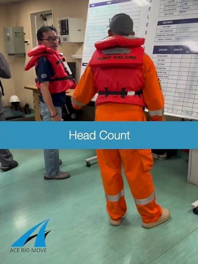 Abandonship Drill on board Jack Up Drilling Rig #jackup #rigmove