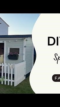 DIY Spielhaus für Kinder: Baue ein multifunktionales Garten-Spielhaus und Gartenschuppen