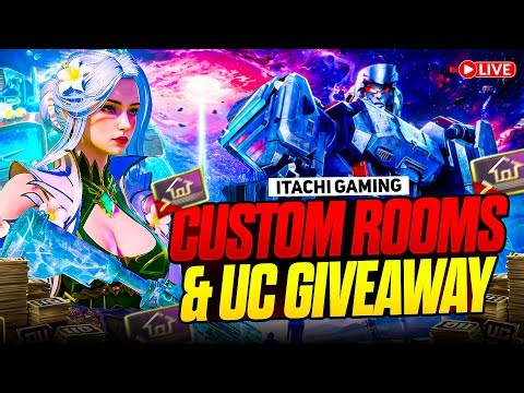 BGMI LIVE CUSTOM ROOM | RP AND UC GIVEAWAY EVERY MATCH | ALL WEAPONS AND TDM CUSTOMS