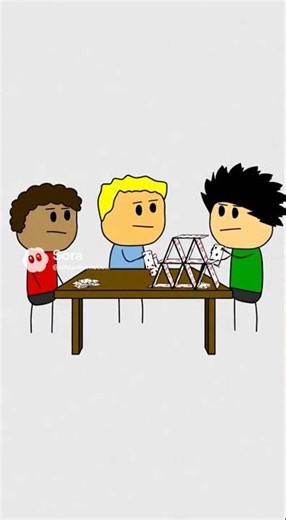 Card House – Delicate Balance Animation | Sora 2 AI Video