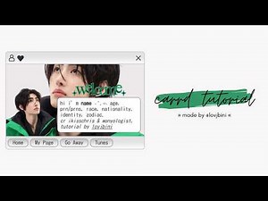 simple & interactive carrd tutorial — © iKissChris, wonyologist