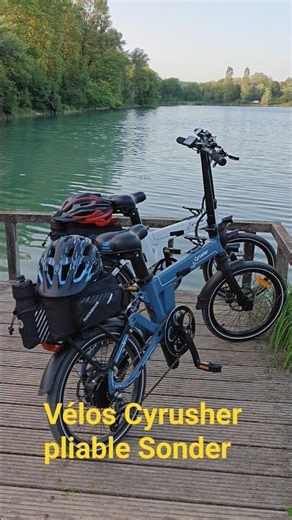 Ride on a Cyrusher le Sonder folding electric bike