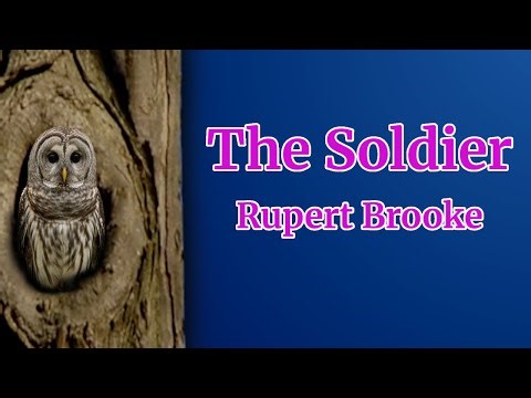 The Soldier by Rupert Brooke | Perched Poetry Recital