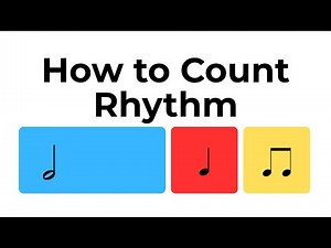 How to Count Quarter Notes, Half Notes, and Eighth Notes (Beginner Rhythm Lesson)