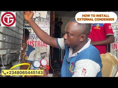 HOW TO INSTALL A FRIDGE CONDENSER 