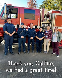 Recently, Cal Fire visited the Auberry Library for a wonderful Storytime! We learned about what the firefighters at Cal Fire do to keep our forests and us safe. They talked about the fire engine and even let us sit in the driver’s seat! Thank you, Cal Fire! We had a great time! And thank you for everything you do! @calfire CAL FIRE | Fresno County Public Library | Facebook