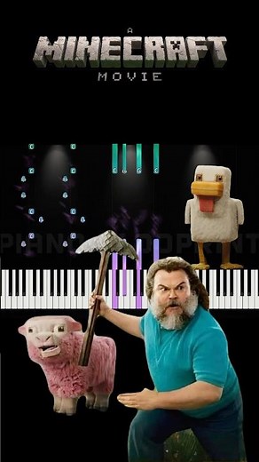 Steve’s Lava Chicken | Minecraft Movie | Piano Tutorial