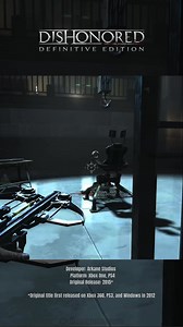 Revenge is a dish best branded hot. Game details: Dishonored is a 2012 action-adventure game developed by Arkane Studios and published by Bethesda Softworks. Set in the fictional, plague-ridden industrial city of Dunwall, Dishonored follows the story of Corvo Attano, bodyguard to the Empress of the Isles. Dishonored was released on PlayStation 3, Windows, and Xbox 360 platforms in North America and France on 9 October 2012, on 11 October in Australia, and on 12 October in the rest of Europe. A G