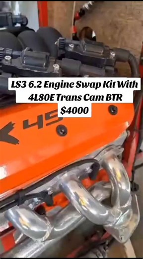 G Motors Auto Parts LLC on Instagram: "Ls3 6.2 engine swap kit with a 4L80e cam BTR $4000"