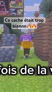 Ce cache cache Minecraft était incroyable 🔥🔥 #cachecache #minecraft