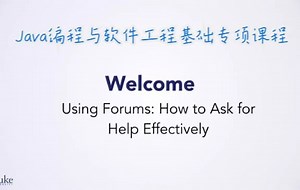 P5.编程基础与JavaScript, HTML和CSS-Using Forums How to Ask for Help Effectively