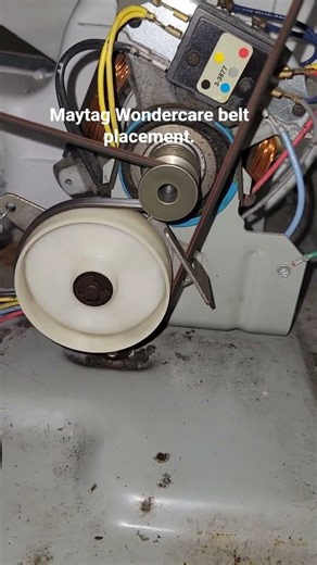 Maytag Wondercare belt placement. Home appliance repair. The struggle is real!