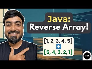 Java Program to Reverse an Array Using Loops