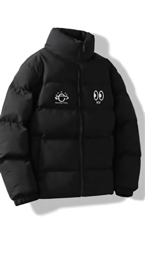 Neutral fans puffer jacket