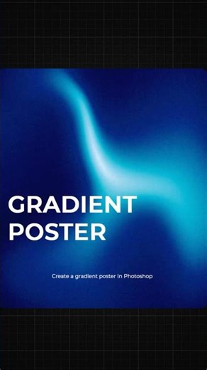 Gradient Poster Design In Photoshop #photoshop #tutorial #short