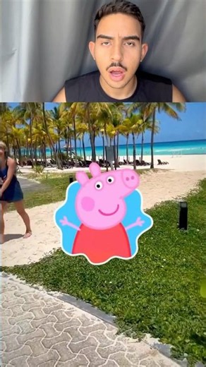 RUN IF YOU SEE PEPPA PIG AT THE BEACH!!! 😱