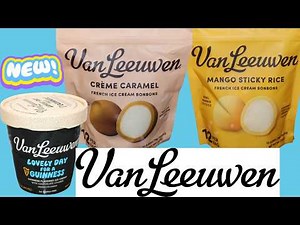 Van Leeuwen Lovely Day For A Guinness, Crème Caramel Bonbons, Mango Sticky Rice Bonbons Review