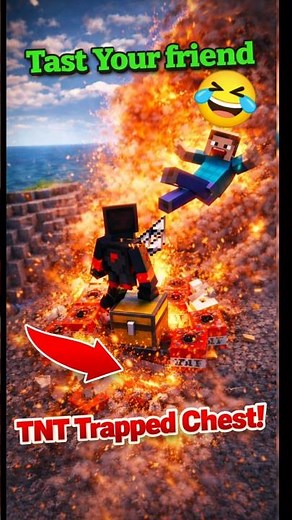 TNT Trapped Chest: The Ultimate Minecraft Prank