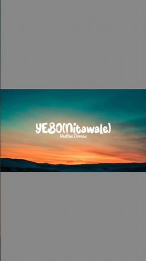 YEBO ( NITAWALE) #lyrics #gospelmusic #music #worshipmusic
