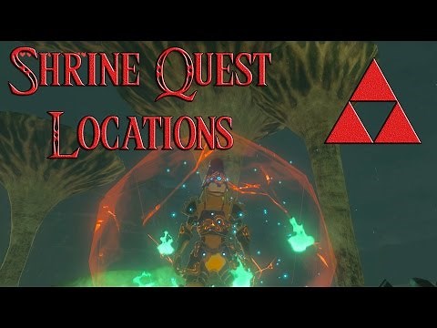 All Zelda Breath of The Wild Shrine Quest Locations Guide