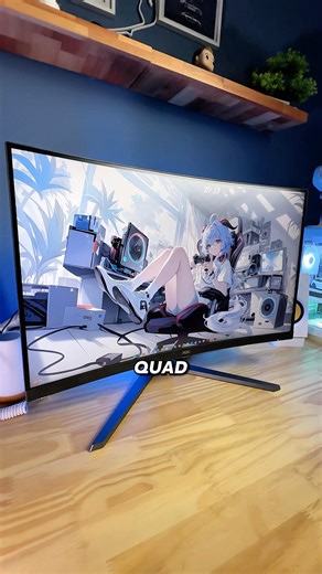 Esse é o maior monitor que já testei, AOC AGON G4 32p 180hz #monitor #aliexpress #fyp #tech