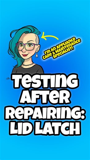 Renae | How I test the lid lock on a top-load washing machine after replacing it. (This video is a clip from the long-form video available now at... | Instagram