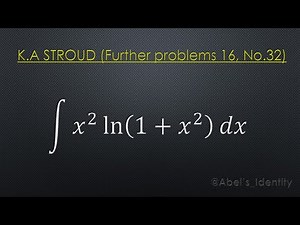 Engineering Math Integral from K.A. Stroud — Fully Solved!