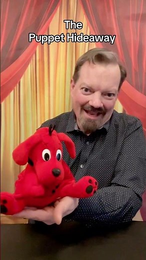 Puppet of the Day – Clifford the Big Red Dog made by Aurora World #thepuppethideaway #puppetoftheday
