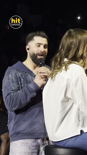 Marine était l'invitée de Kendji Girac sur la scène de l'Accor Arena