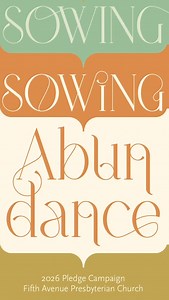 🌱 Your pledge to Fifth Avenue supports a variety of life-sustaining ministries, near and far! Co-chairs Kirsten Aiello and Jeff Rowbottom sat down to share why pledging matters to them. Listen to their full conversation and learn more through the link in our bio. Please prayerfully consider supporting the church’s many vital ministries with a pledge. Make your pledge today at fapc.org/pledge. | Fifth Avenue Presbyterian Church