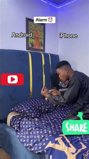 Android vs iPhone alarm #comedy #funny #prank #danceprank #dance #dancechallenge #amapianotv