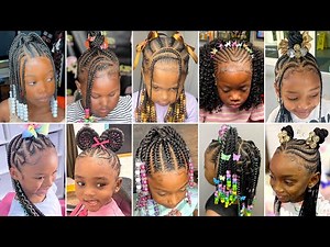 Kids CHRISTMAS Braid Styles Compilation 🎄✨ Cute, Neat & Protective Braids!