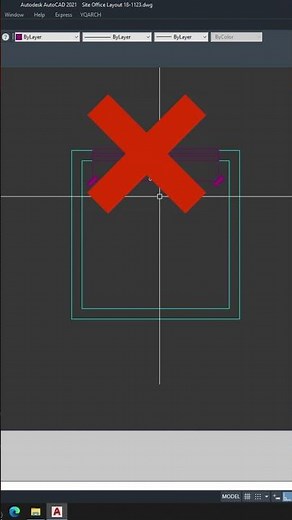 How To Draw Window In Autocad Drawing | Easy AutoCAD