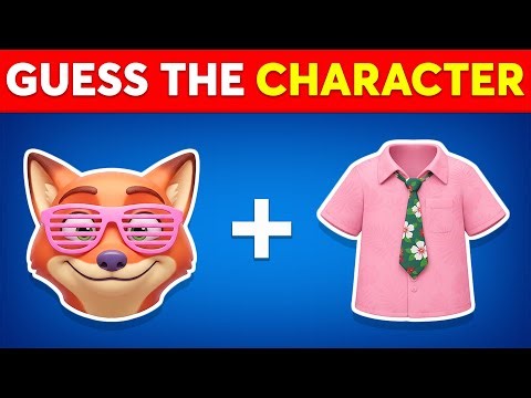 Guess the Movie Characters by Emojis 🤔🌈 HUNTRIX, Saja Boys, Nick Wilde, Wednesday