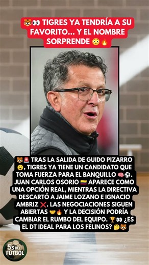 🐯👀 Tigres ya tendría a su favorito… y el nombre sorprende 😳🔥