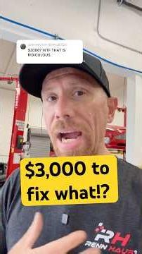 Is $3,000 too much to fix a Porsche? #mechanic #automobile #porsche
